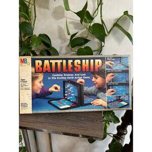 Vintage Battleship Board Game by Milton Bradley
